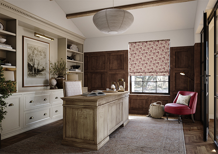 Carlina, Garnet - Roman Blind - Image 7